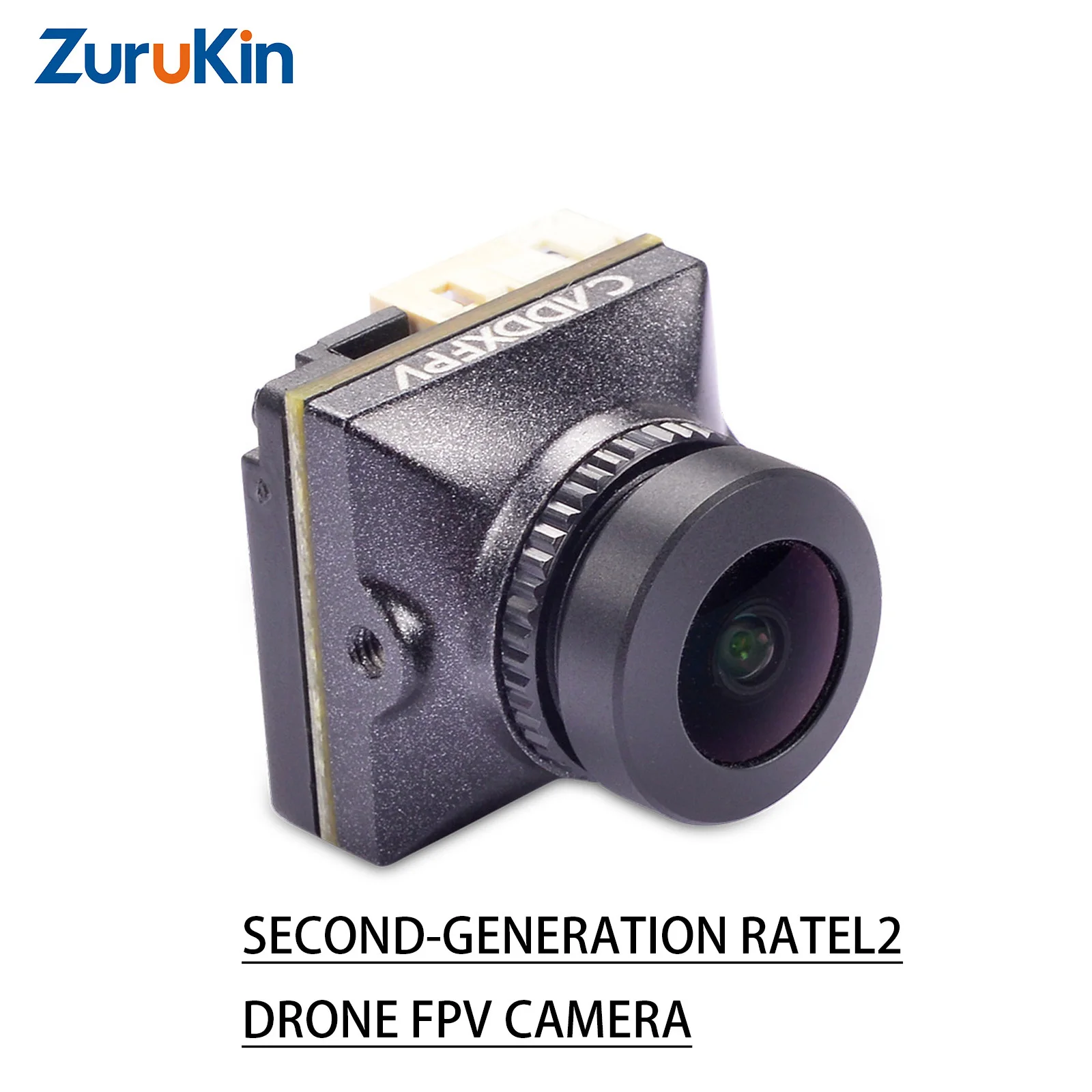 

ZuruKin Ratel 2 FPV Starlight Camera 2.1mm Lens 1200TVL 4:3/16:9 Switchable NTSC/PAL 19×19mm Low-Latency Analog FPV Racing Drone
