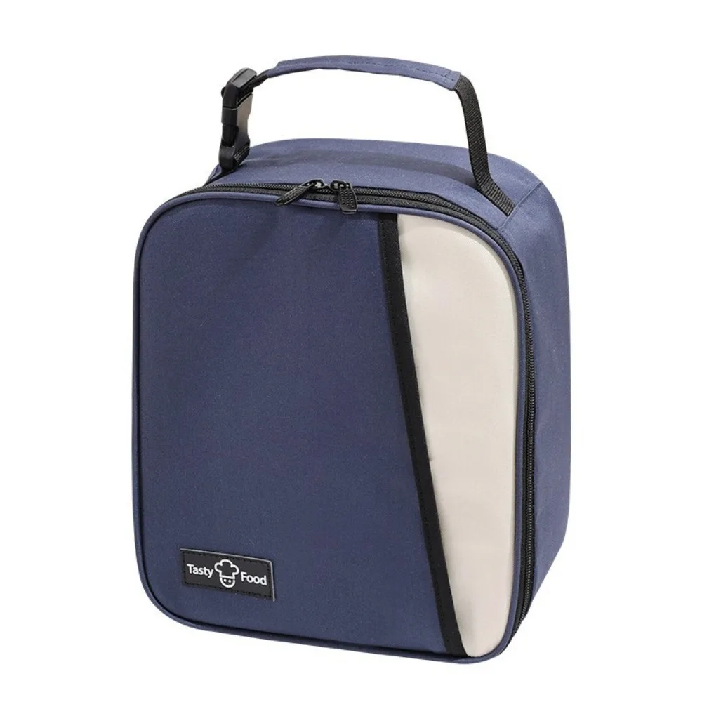 

Vertical Insulated Lunch Bag Dopamine color Double Zipper Thermal Insulation Bag Aluminum Foil Reusable Meal Pack Outdoor