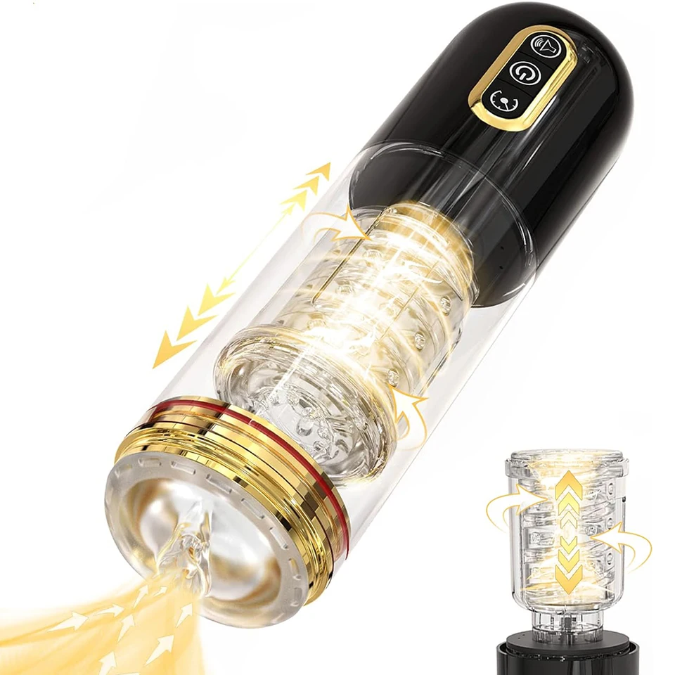 Male Automatic Sucking Telescopic Rotating Masturbator Cup For Men Blowjob  Sex Machine Real Vaginal Suction Pocket Toy Adult 18 - AliExpress 66