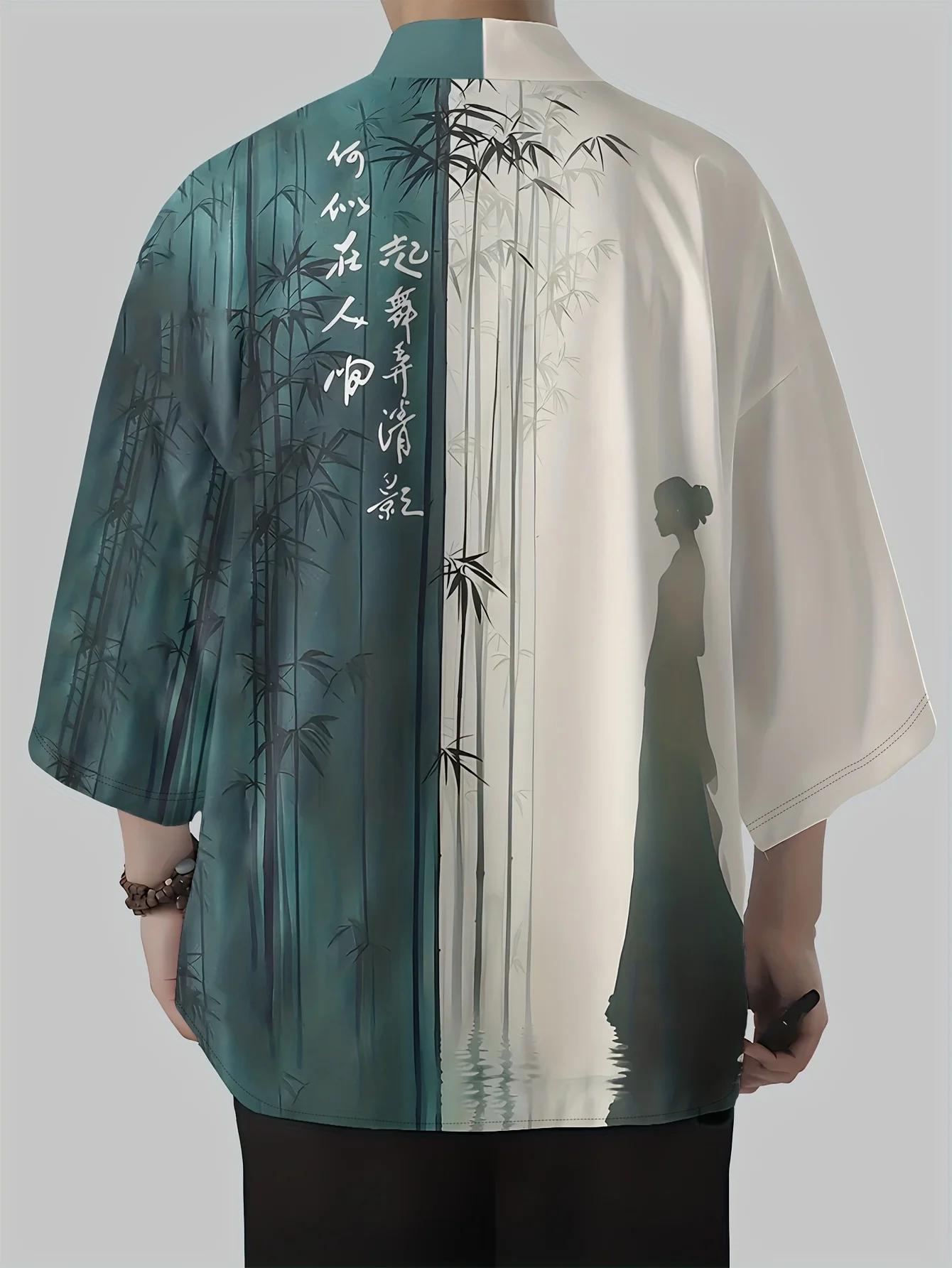 2026 Summer Men's Kimono 3D Printed Design Breathable Lightweight Casual Fashion Outdoor Street Men's Clothing
