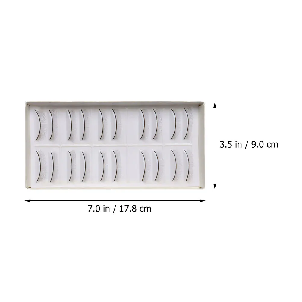 False Eyelashes Practice Lashes Mimic Natural Eyelash Training Extensions For Mannequin Head Eyelash Supplies Makeup