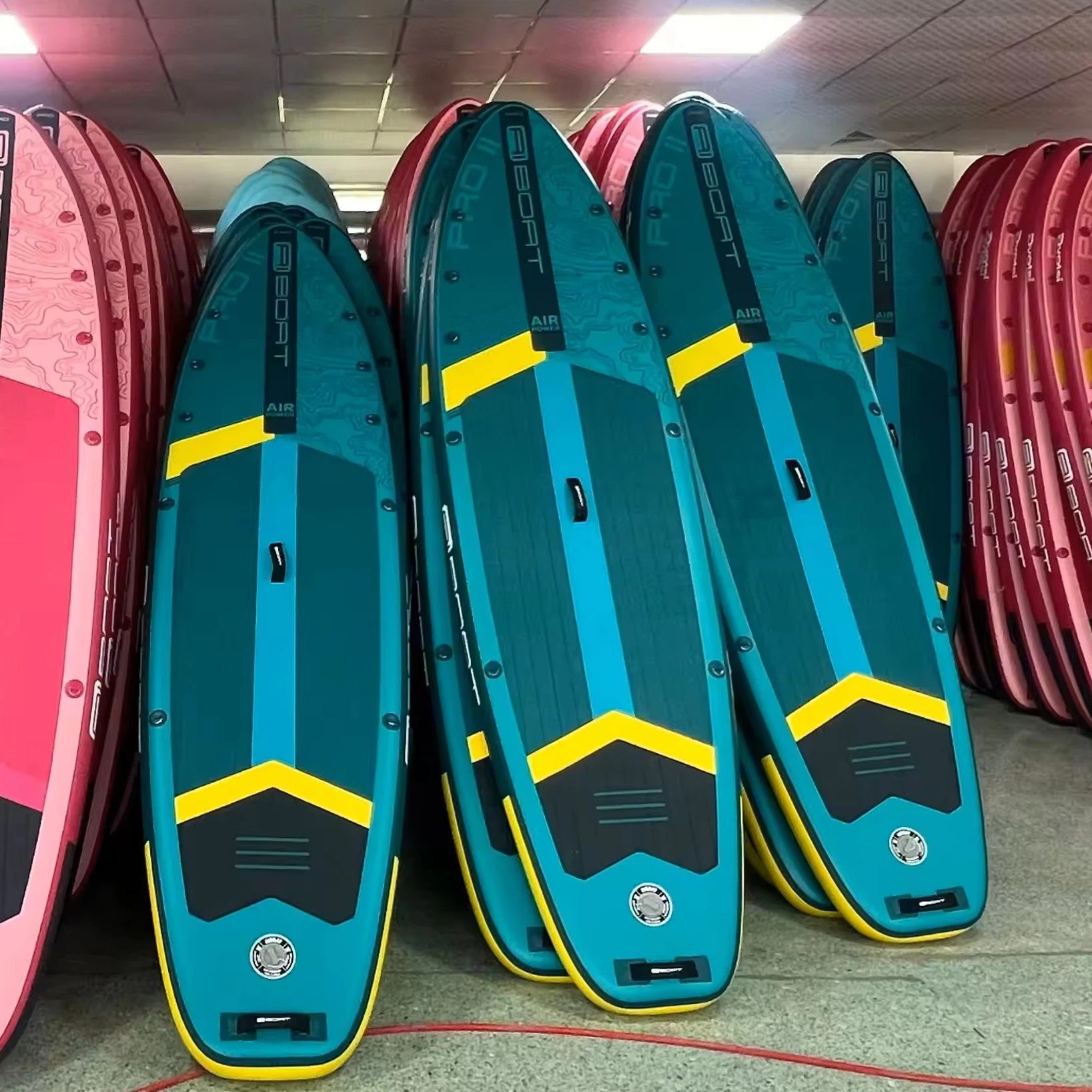 Inflatable SUP Board Waterplay Surfboard Drop Stitch Paddle Board Portable Stand up Fishing Board ISUP with Seat