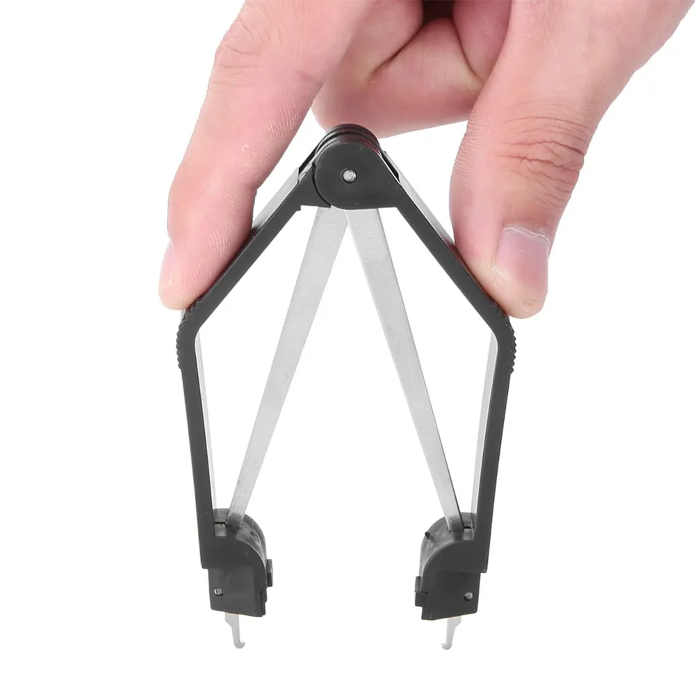 2 Pcs Spring Assisted Mechanism PLCC IC Extractor Anti-Static Design Insulated Handle Chip Extraction Tool Steel
