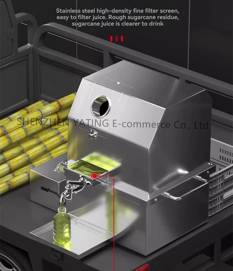 Macchina per succo di canna da zucchero macchina per succo di canna da zucchero elettrica dedicata per l'impostazione della stalla