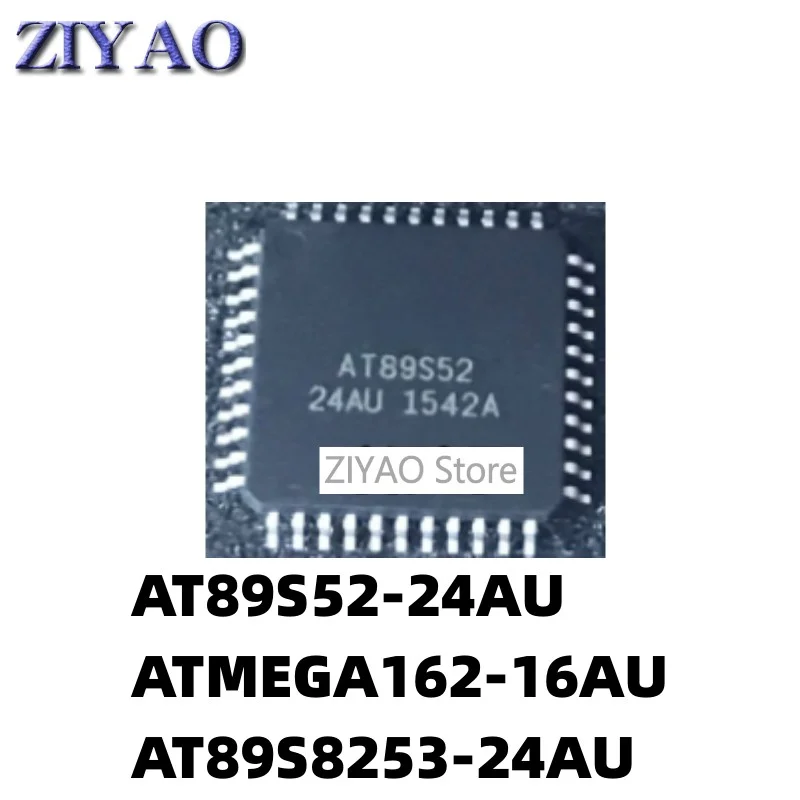 5PCS AT89S52-24AU AT89S52 ATMEGA162-16AU -16U-TW 8253-24AU QFP44