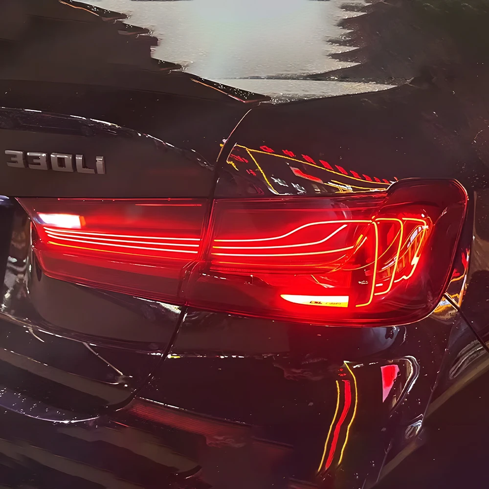 لسيارات BMW 3 Series G20 G28 320i 325i 330i 2020-2024 LED مجموعة الضوء الخلفي للسيارة ترقية 4 سلسلة ملحقات الضوء الخلفي على طراز الليزر