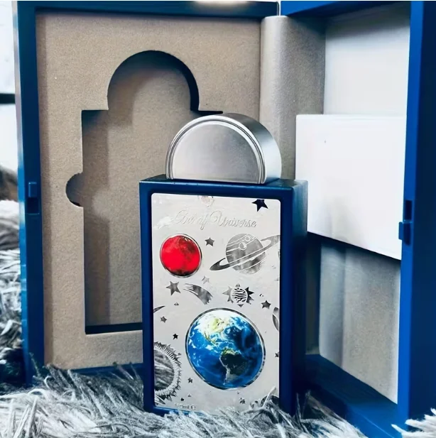 Space Odyssey Perfume de lujo para hombres y mujeres: 100 ml/3,4 oz de aroma floral y cítricos frescos con vainilla, ámbar y almizcle, de larga duración