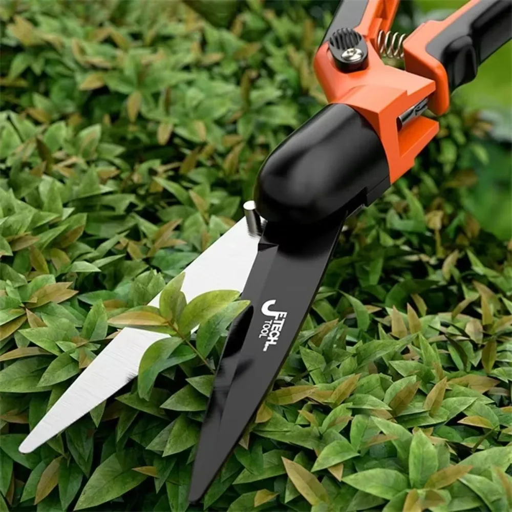 Multifunctional Gardening Mowers Scissors Sharp Tip 360 Rotation Garden Grass Trimming Shears Handheld Lawn Pruning Hedge Shears