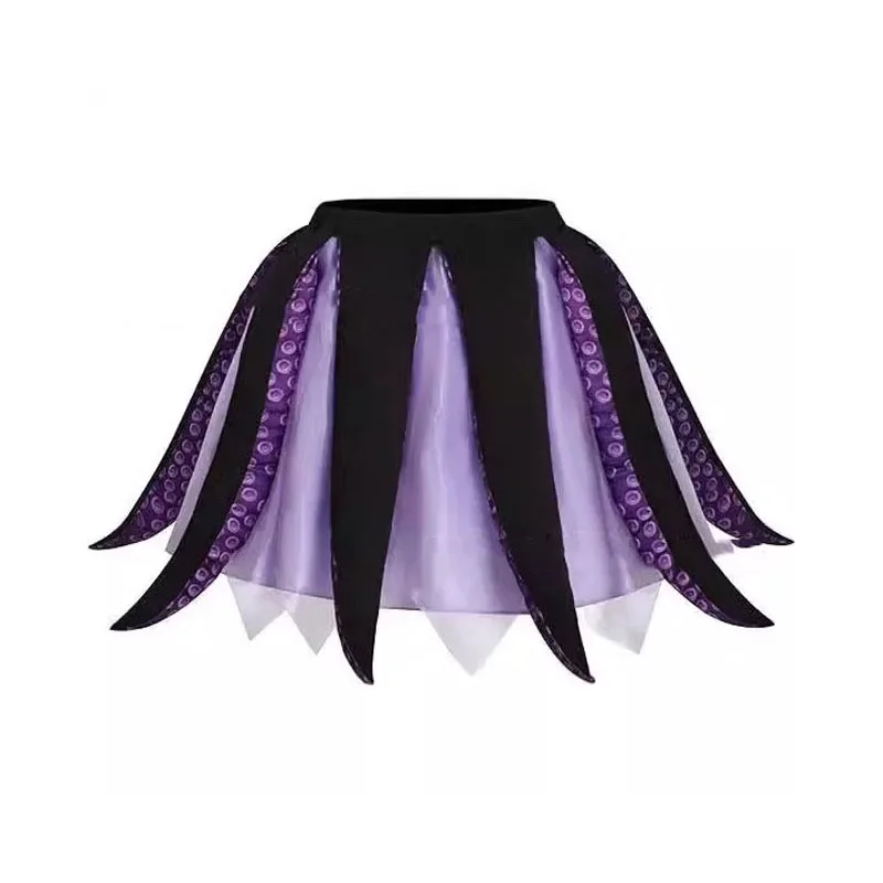 Women Ursula Dress Mermaid Villan Princess Ariel Costume Octopus Sea Witch Cosplay Halloween Carnival Theme Party Roleplay