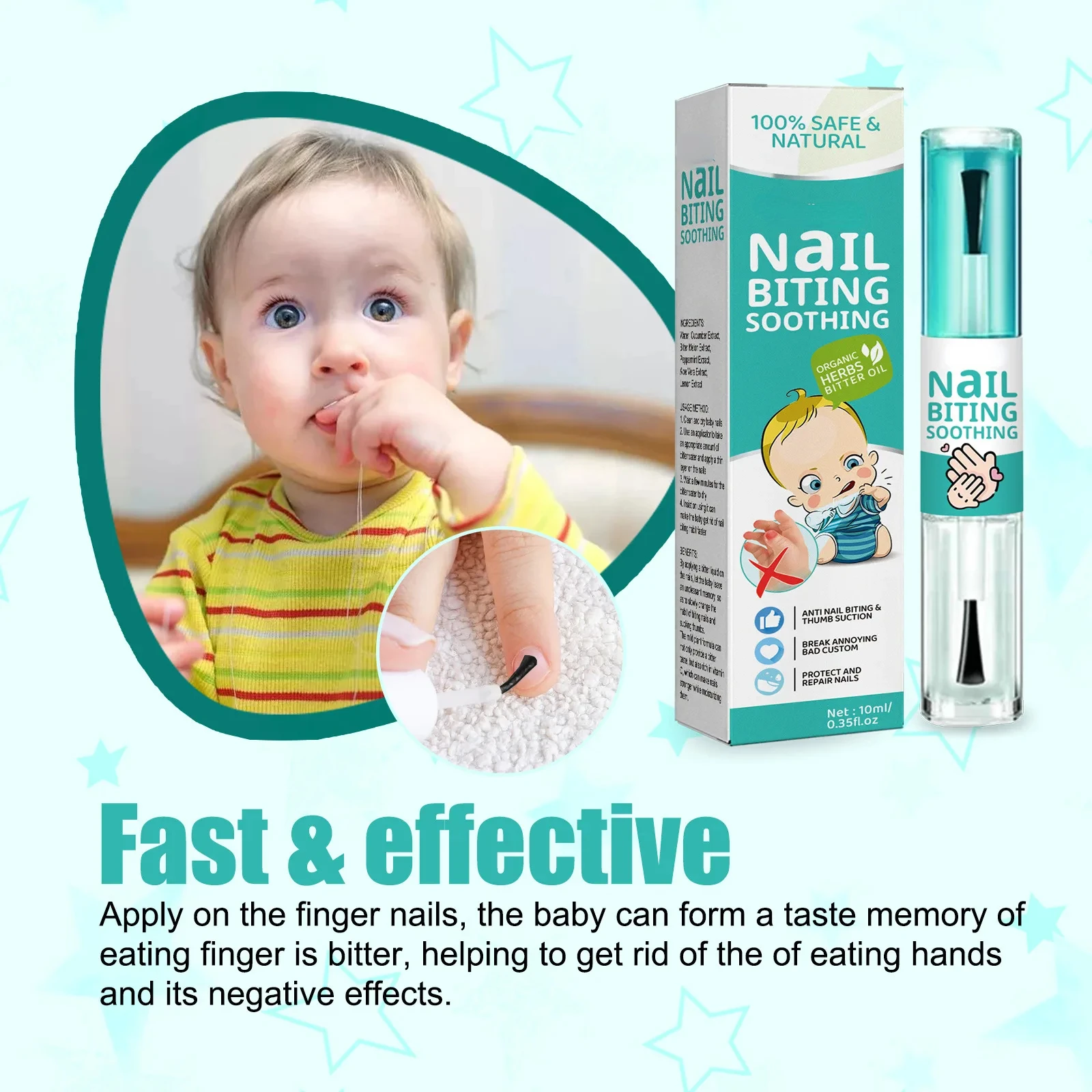 Children Anti-biting Nails Bitter Nail Water Cuticle Non-Toxic Healthy Oil Stop Sucking Thumb For Child Not Eating Fingerna