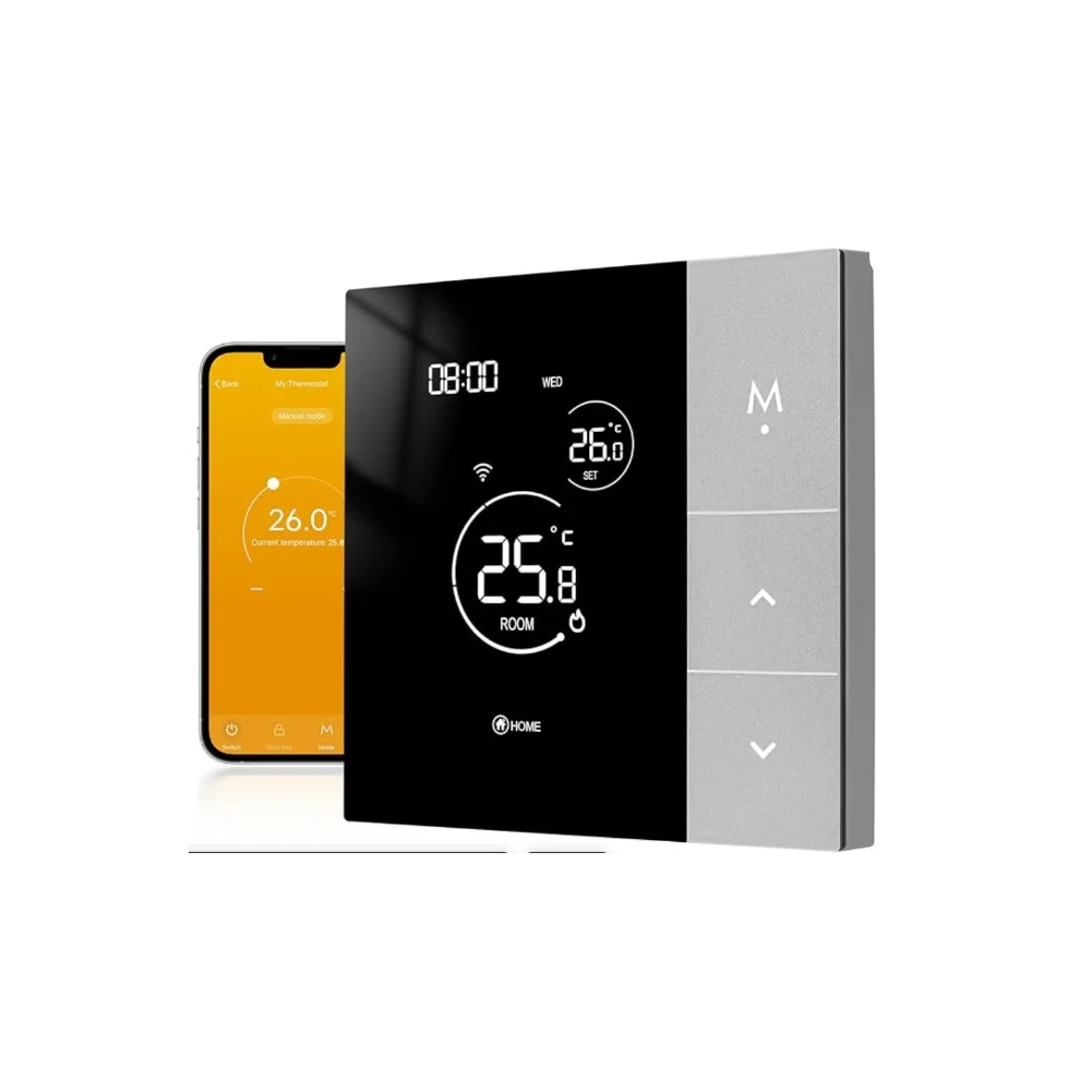 

For Smart WiFi Thermostat for Underfloor For Hydronic Heating Programmable Compatible with For Smart Life Ecosystem