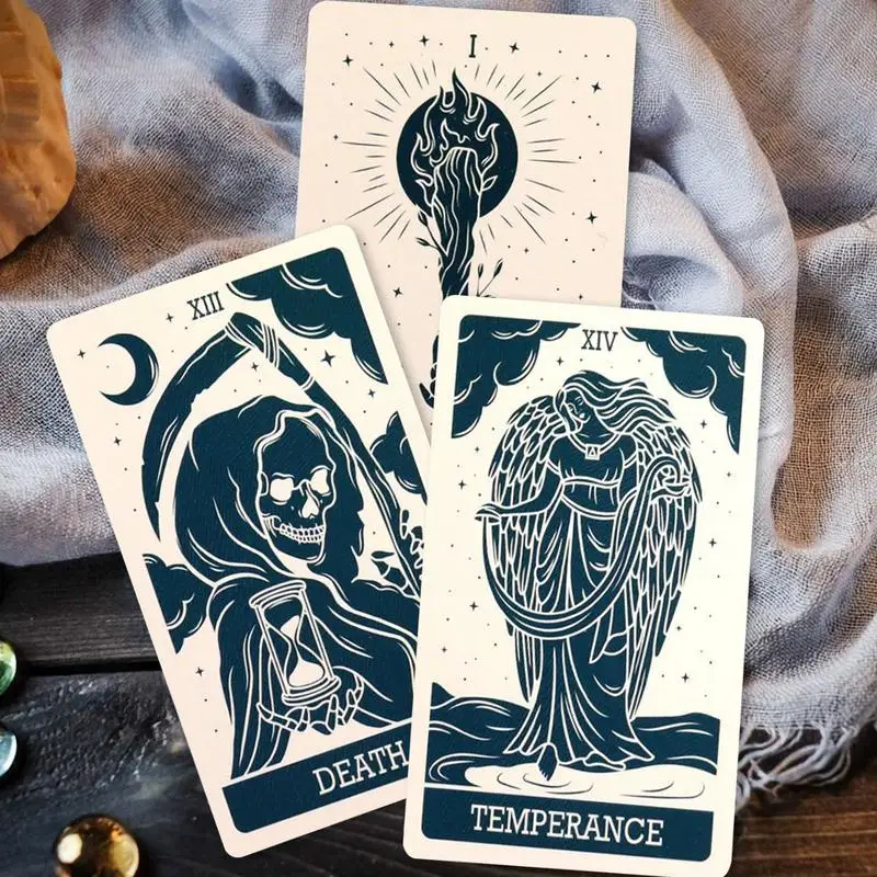 Magic Witch Tarot Card Oracle Deck crystal Spell Witchy Halloween eve Magic Birthday Party Decoration Gift Divination Fate Tarot