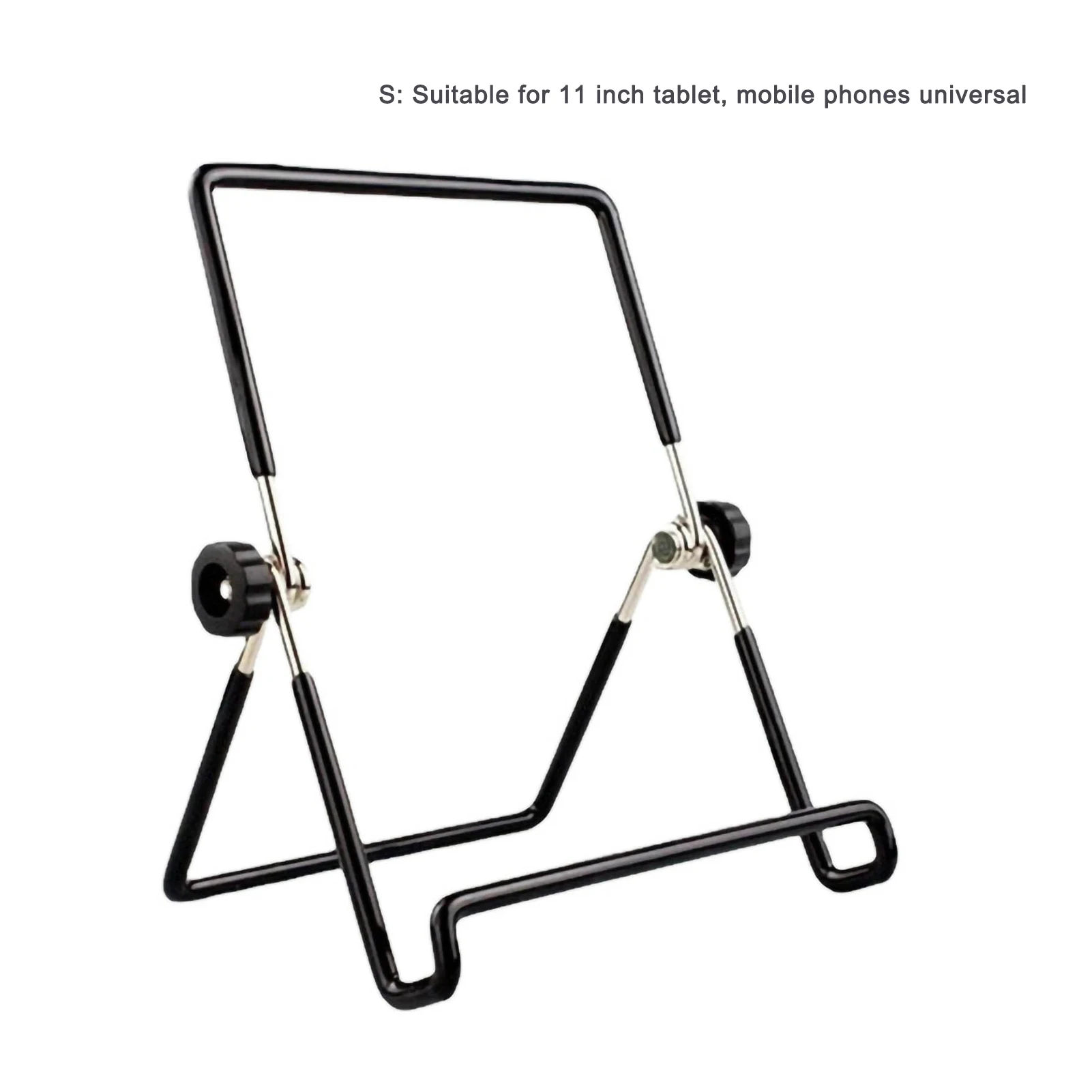 

Metal Mobile Phone Stand Tablet Stand Foldable Prevent Slip Multi Angle Triangular Iron Wire Desktop Mobile Phone Bracket