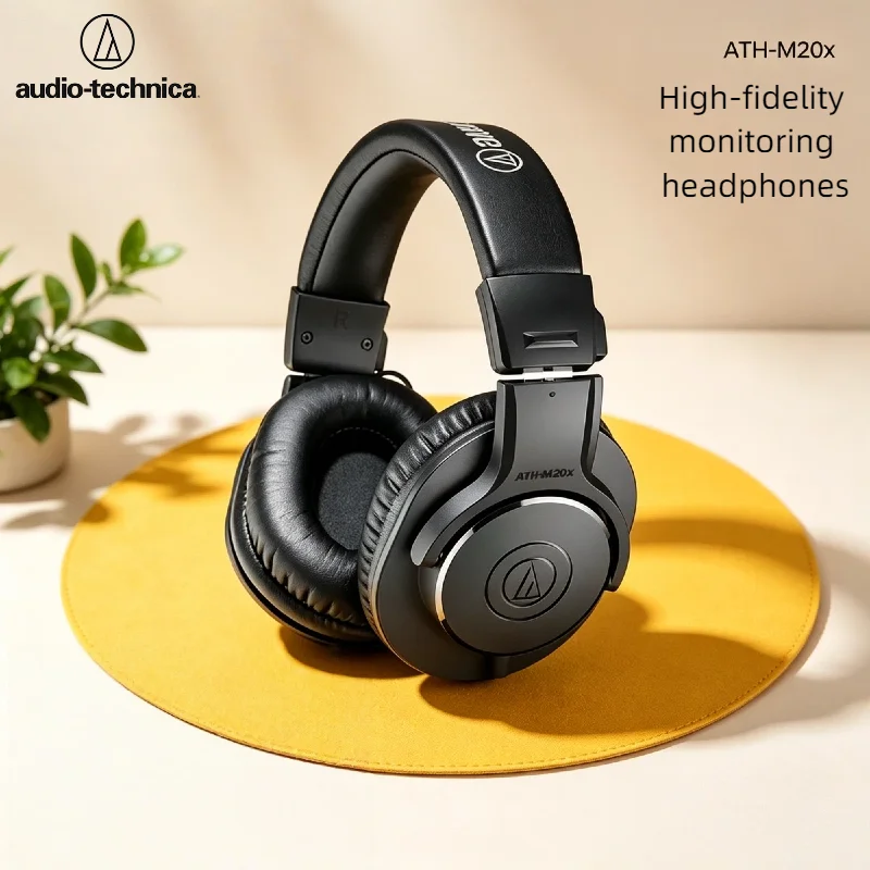 Audio Technica ATH-M20X NEW Wired Professional Monitor Headphones Over-ear Deep Bass 3.5mm Jack Earphone for Gaming Music Elite