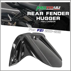 For YAMAHA FZ1 FZ-1 2006-2015 2014 FZ8 2011 100% Carbon Fiber Motorcycle Rear Tire Fender Hugger Mudguard Fairing Accessories