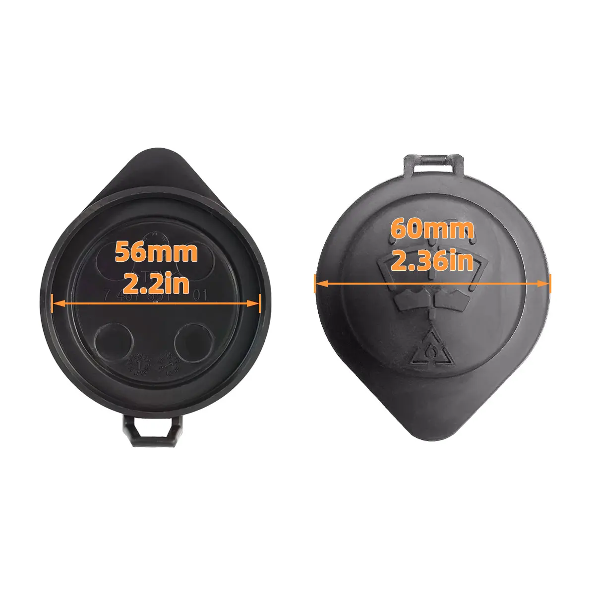Wischerflüssigkeitsbehälterdeckel passend für BMW 1er E81, 2er F45, 3er E46, neue X1-Klasse E84, 61661379054, 61667264145 – Detail 6