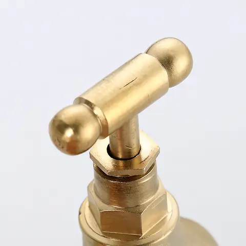 1 st mässingsblandare för tvättställ, kran 1/2' och 3/4', utomhusmopp, pool, enkel kall kran 12 best sales mässingskran - №10