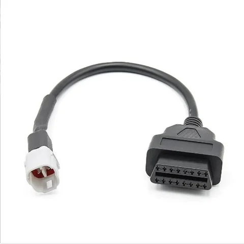 OBD2-контактный диагностический адаптерный кабель, детали обнаружения неисправностей мотоцикла, пригодные для поддержки мотоциклов Yamaha для моделей K-Line