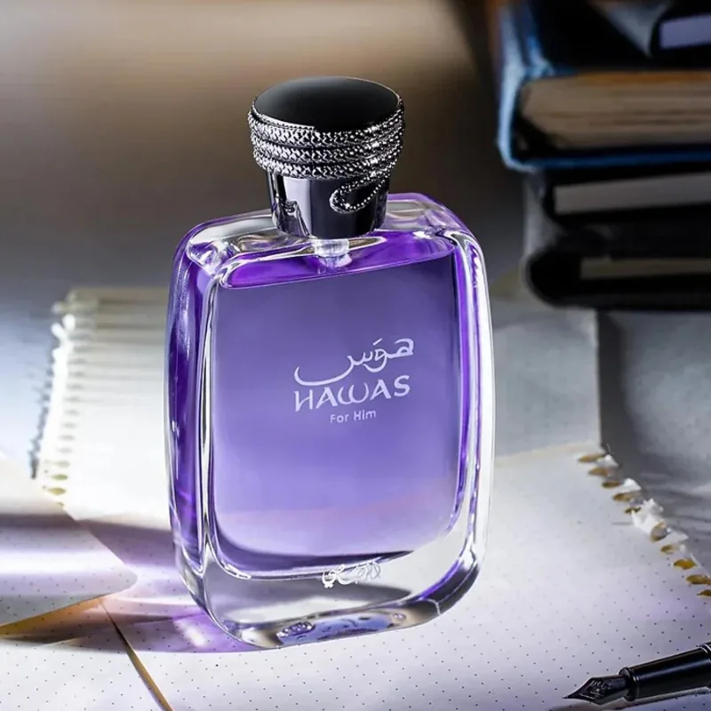 Rasasi Hawas for Him Eau de Parfum Spray 100ml عطور عربية أصلية تدوم طويلاً فيرومونات مائية عطر كولونيا مكياج