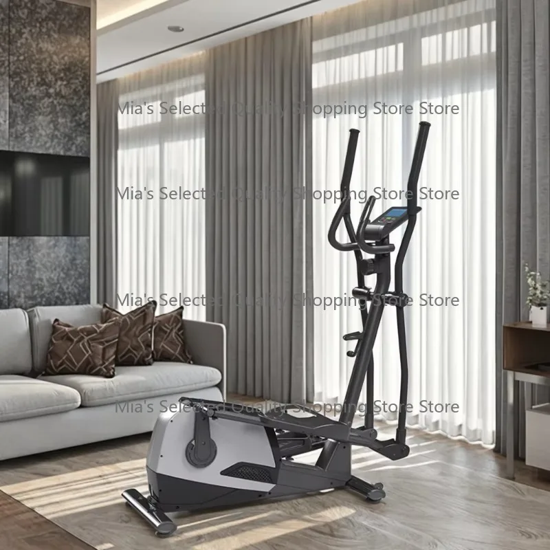 Electric Commercial Home Use Elliptical Trainer Durable Design 130KG Capacity 8/16 Tension Levels 6KG Flywheel Rear Wheel