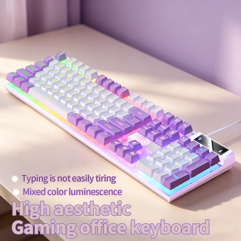 Gaming  Keyboard and Mouse Wired Combo Set,Computer Laptop Desktop Office PC Accessories