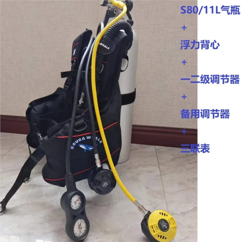 Scuba Depth Submersible Equipment Suit BCD Buoyancy Breathing Regulator Single Meter First Class Reducing Valve Buceo