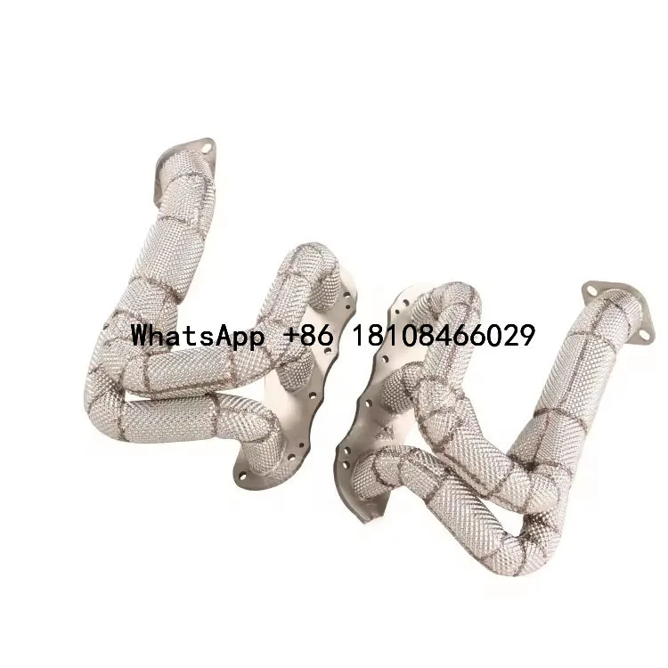 

Xinaote Performance Products Stainless Steel Exhaust Header Manifold For Porsche Cayman S 3.4L 987.1 with Heat Shield