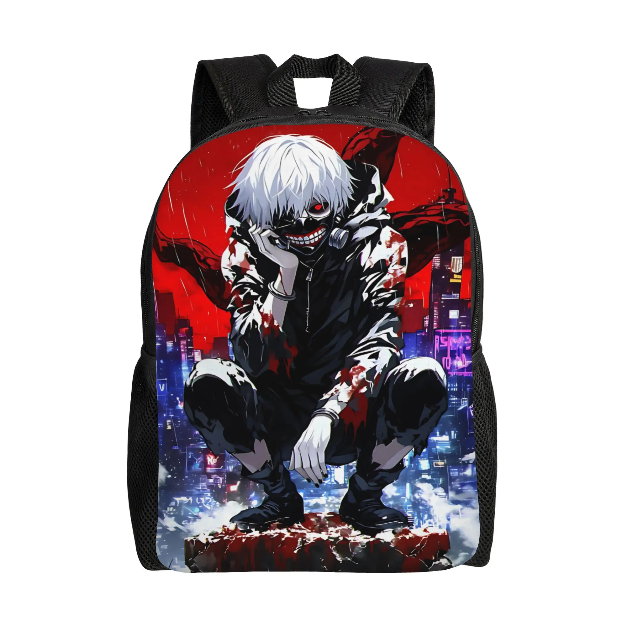 Fashion Halloween Tokyo Ghoul Kaneki Backpacks Its Bag  mochila Camping Large Capacity Rucksack