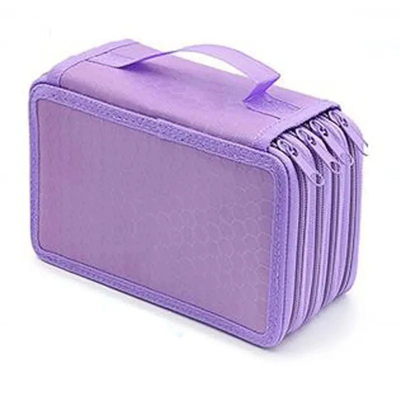 กล่องดินสอสี 72 ช่อง กล่องใส่ดินสอผ้าอ็อกซ์ฟอร์ด กระเป๋าใส่เครื่องเขียนนักเรียน ความจุขนาดใหญ่