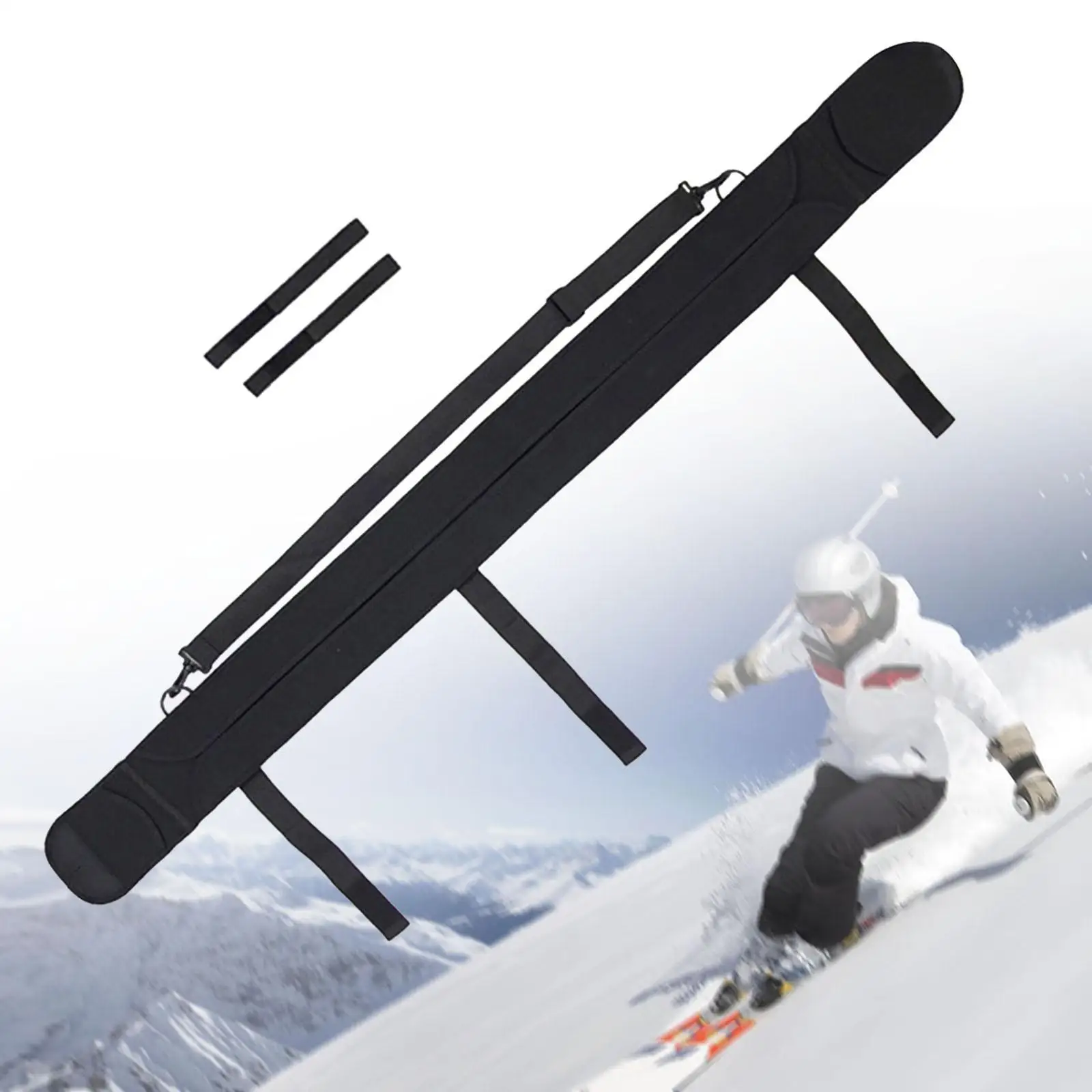 Tas Ski Tas Travel untuk Kantong Tahan Air Snowboard Tunggal dengan Pegangan Tas Penyimpanan Portabel Aksesori Pria Wanita Tas Travel Ski