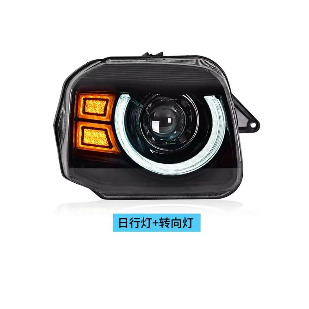 Front Lights For Suzuki Jimny Headlight 2007-2015 Accessories Modified Full LED High Low Beam Headlamp Assembly