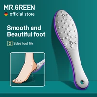 MR.GREEN-herramientas para el cuidado de los pies, lima para pies, escofinas, callos, pies muertos, juegos de removedor para el cuidado de la piel, acero inoxidable, profesional, dos lados