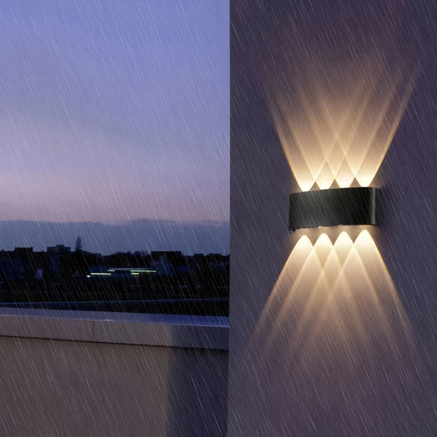 LED Wall Lamp 4/6/8/10 Outdoor Wall Lamps  And Down Towards Lighting  Indoor Room Decoration Garden Lighting Street Lights