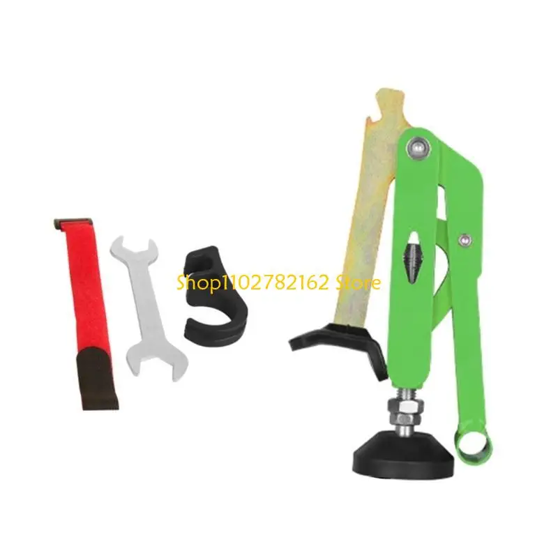 

547B Motorcycle Wheel Support,Wheel Lift Stand Adjustable Side Kickstand Swingarm Support Tyre Repair Tool