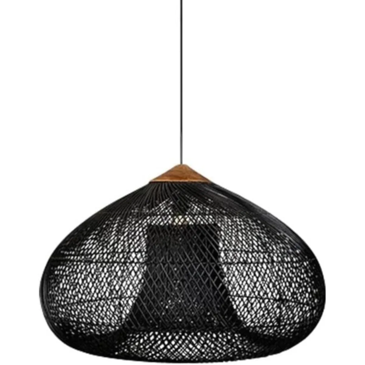 JOYINLED Wabi Sabi الروطان قلادة ضوء 35/60/80 سنتيمتر الرجعية الثريا الطبيعية الخوص مصباح السقف لغرفة الطعام غرفة المعيشة ضوء