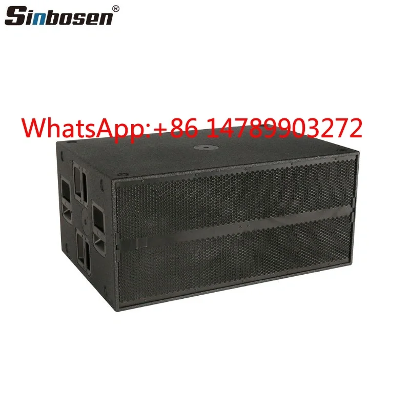 Dual 18 Inch Passive Subwoofer, High Power Professional Stage Bass Speaker