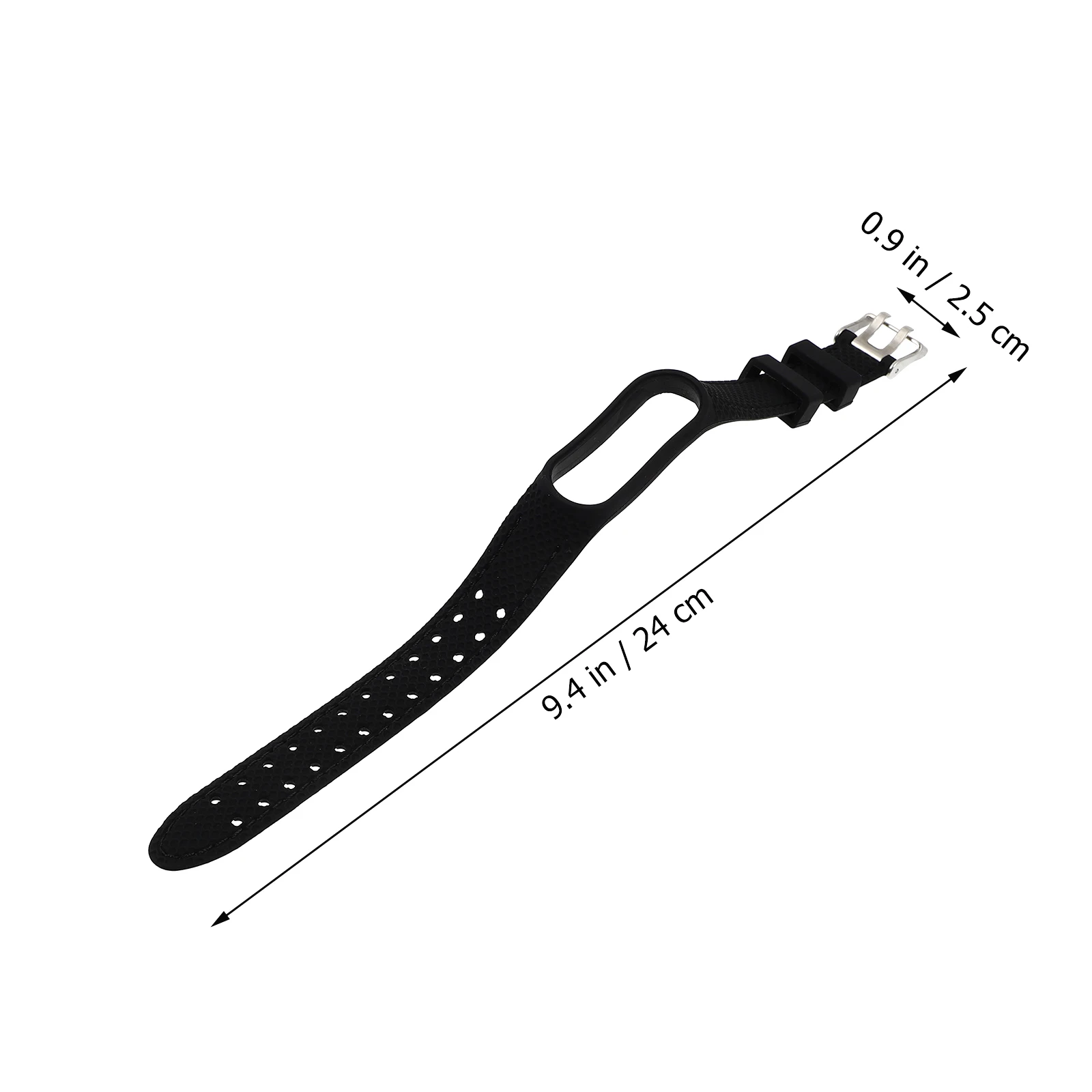 1 Stück Smart-Armband Ersatzband Gürtel Wabendesign kompatibel mit Mi Band 5 6 zweireihige Metallschnalle atmungsaktiv