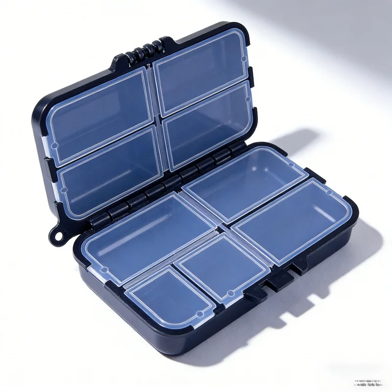 Caja de accesorios de pesca de mar con señuelo multicapa, cubierta abatible de 12 rejillas, bolsa de almacenamiento de equipo de pesca, accesorios de pesca portátiles St