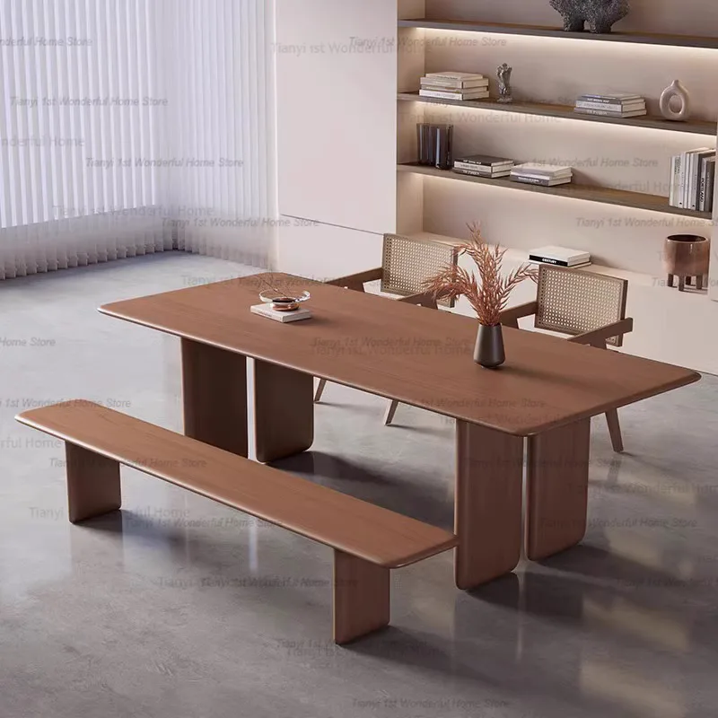 

Modern Office Dining Tables Kitchen Wooden Nordic Coffee Dining Tables Living Room Dinette Home Furniture Tavolo Pranzo LLDT