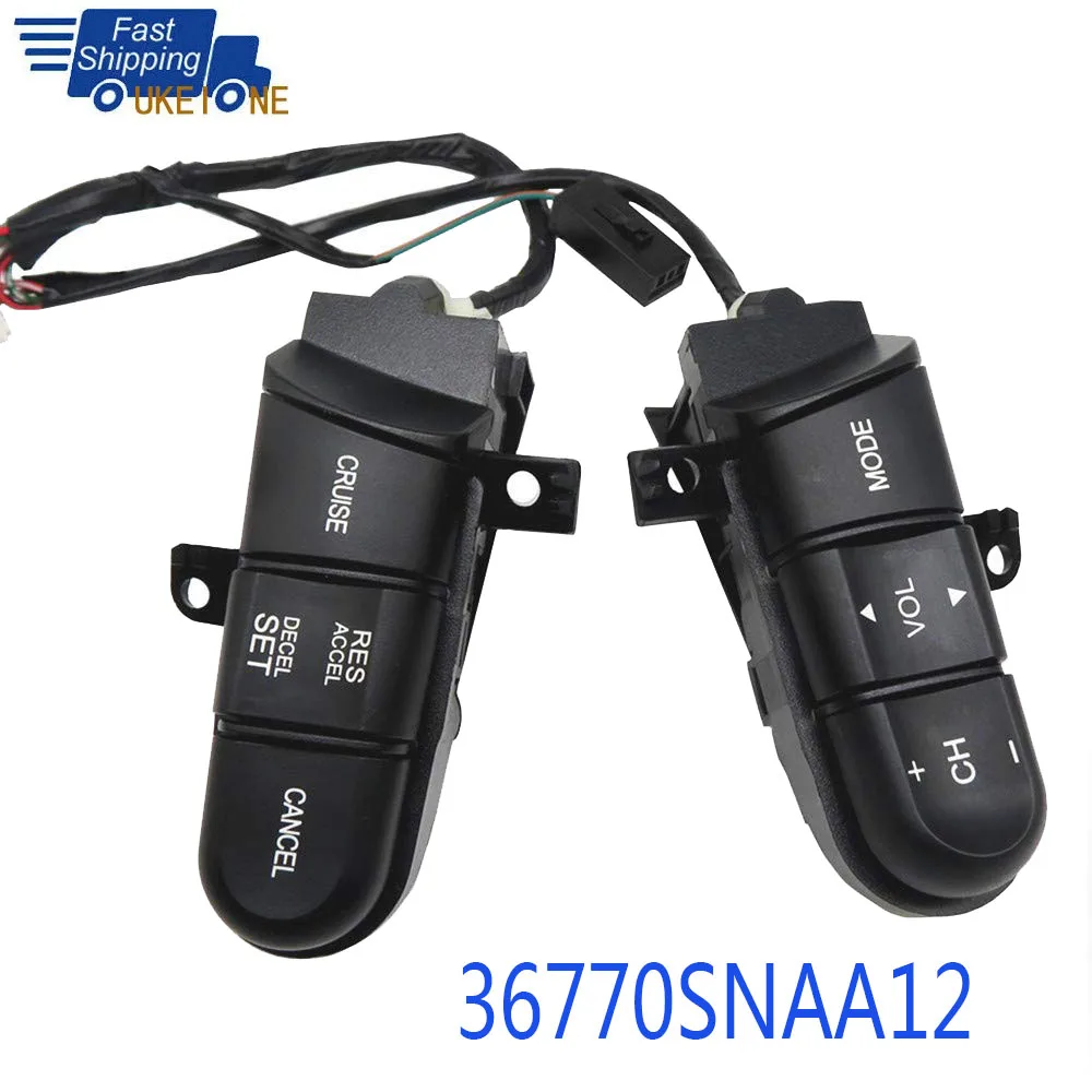 36770-SNA-A12 36770SNAA12 For Honda Civic 2006 2007 2008 Steering Wheel Audio Control Cruise Switch Button Replacement Parts