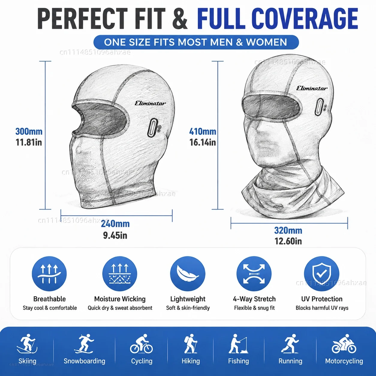 For eliminator 500 eliminator 500 se Motorcycle Balaclava Summer Glasses Face Breathable Hole Winter Warm breathable waterproof