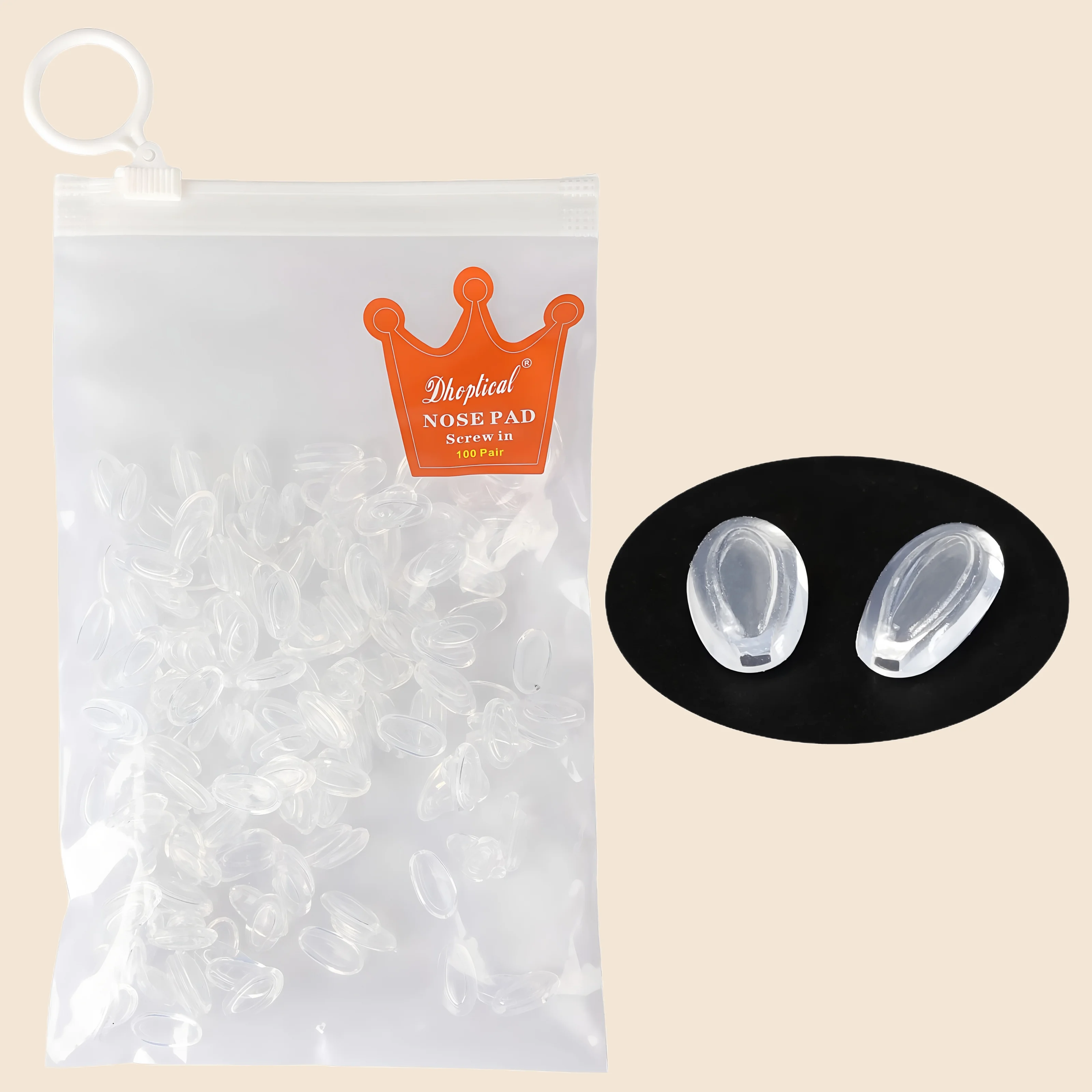 

(100 пар) подушечка для носа для очков с воздушной подушкой, зажим на зажиме для очков, часть для магазина очков от Dhoptical