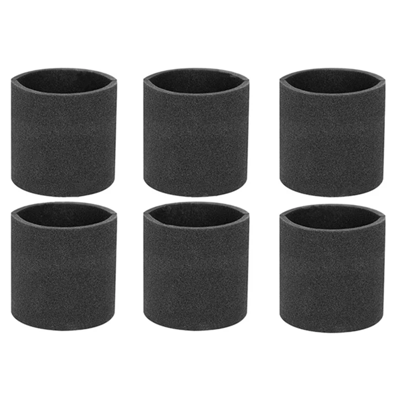 6 Pack 90585 Vacuum Cleaner Foam Filter For Shop Vac Wet Dry Vacuum Cleaner Replace Parts 9058500