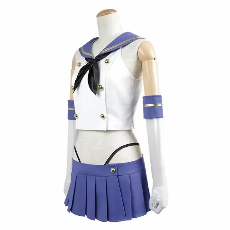 Anime Kantai Collection Cosplay Shimakaze Costume Cosplay donna vestito Sexy vestito da marinaio JK uniforme personalizza