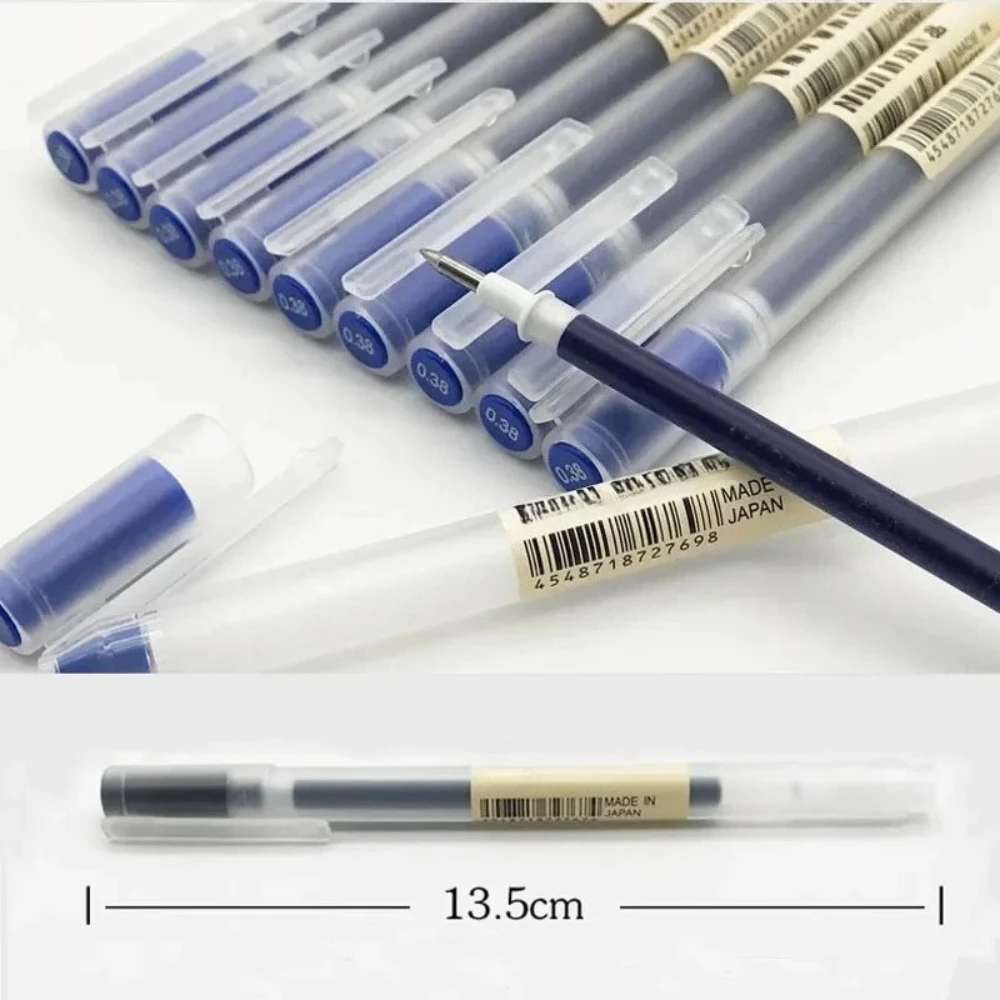 0.38/0.5mm Inktvullingen Staaf - Muji Stationery Gel Pen recensie en prijs