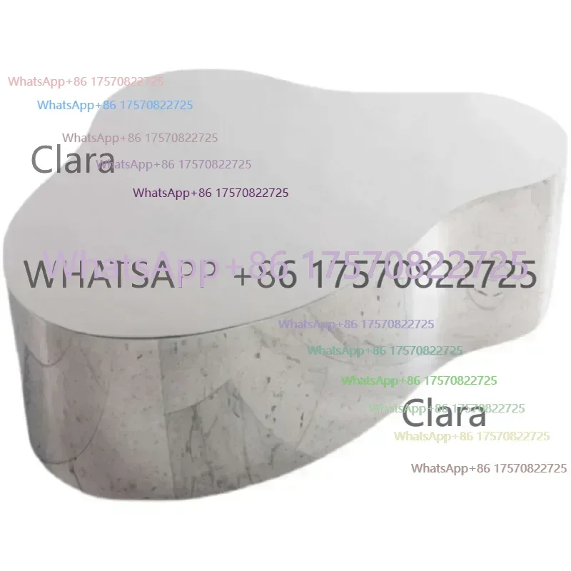 Creative special-shaped mirror silver coffee    stainless steel tea    living room simple luxury irregular combination cof