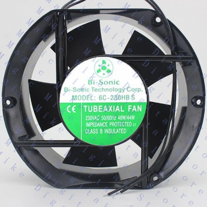 H  1 PCS FOR Bi-sonic Fan 6C-230HBS AC 230V 46/44W 17251 17cm 2 Wire