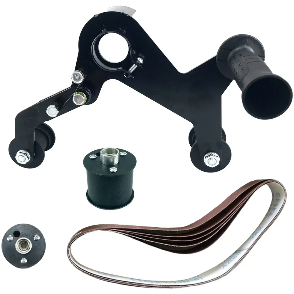 1set Stainless Steel Round Tube Polishing Machine Sanding Belt Grinder Attachment Wire Drawing Machine Sanding Belt Accessories