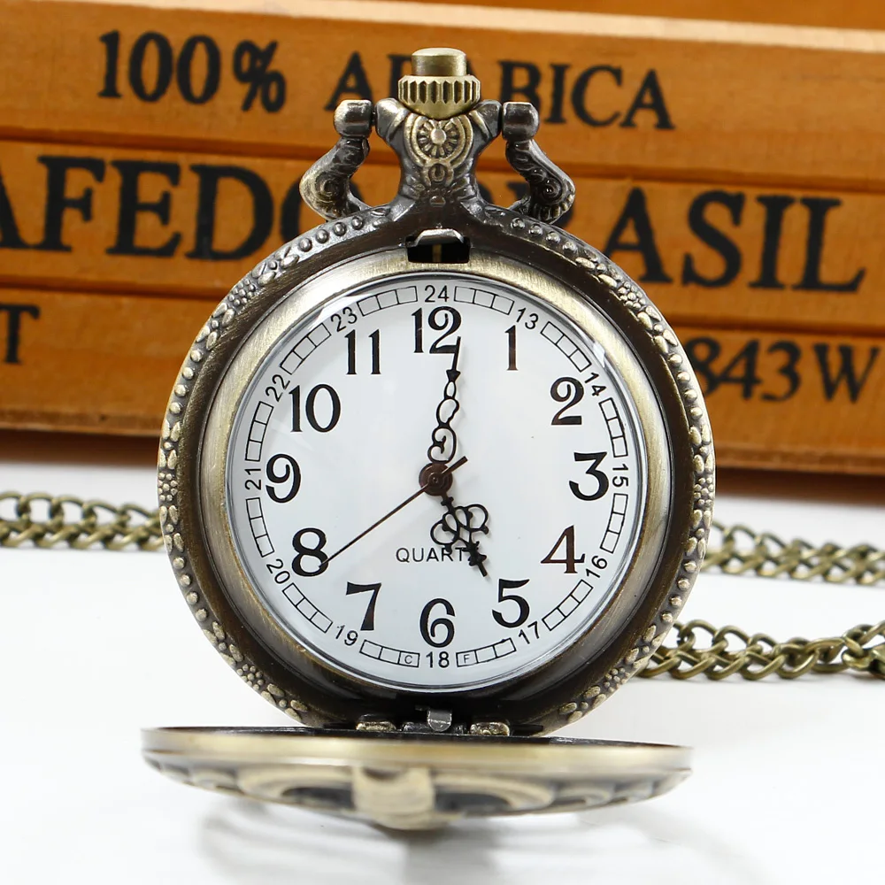 Unisex Quartz Pocket Watch Pingente, Retro, Clássico, Punk, Cool Style, Colar