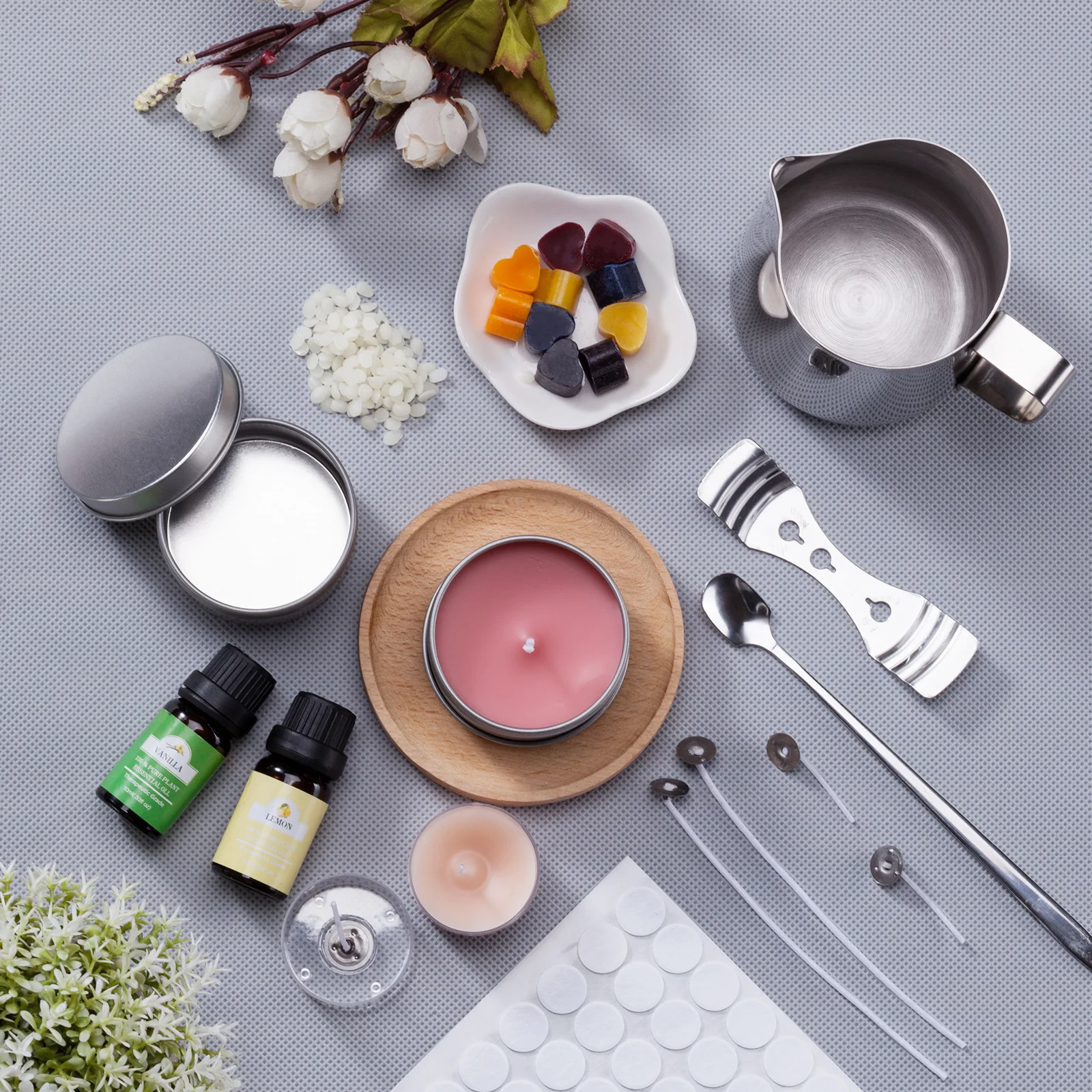 Y Kit Pembuatan Lilin Aromater - Candle Supplies Essential Oils ulasan dan harga